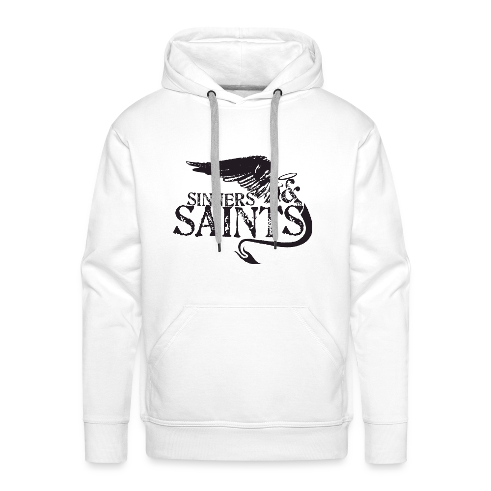 Men’s Premium Hoodie - Black Logo - PRE-ORDER - white