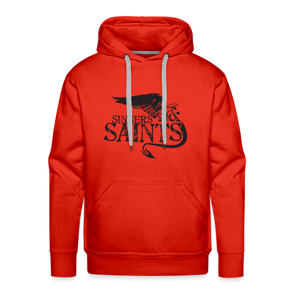 Men’s Premium Hoodie - Black Logo - PRE-ORDER - red